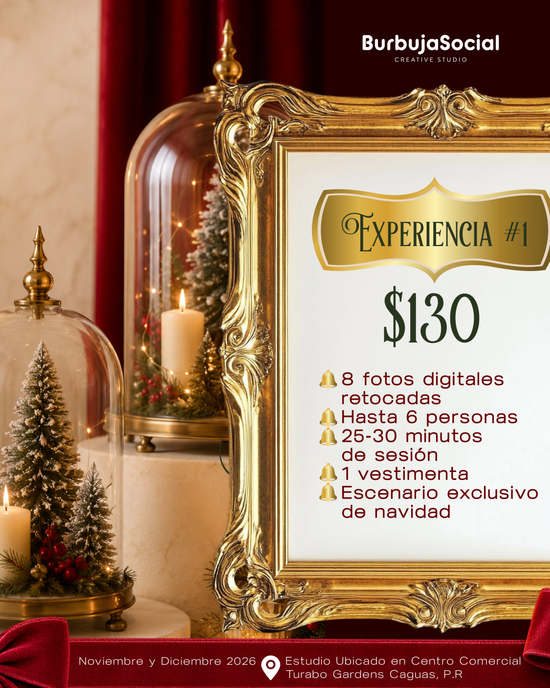 La Elegancia de la Navidad - Mini Sesiones Edición 2026
