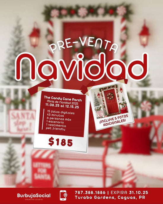 The Candy Cane Porch Minis de Navidad - Pre Venta